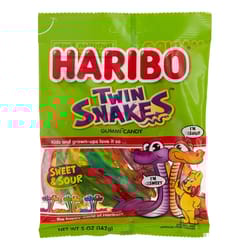 Haribo Twin Snakes Sweet/Sour Gummi Candy 5 oz