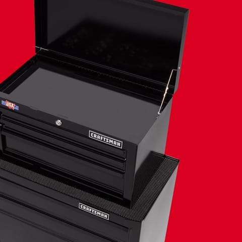 CRAFTSMAN 26.5 in. 5 drawer Steel Ball-Bearing Tool Center 45.5 in