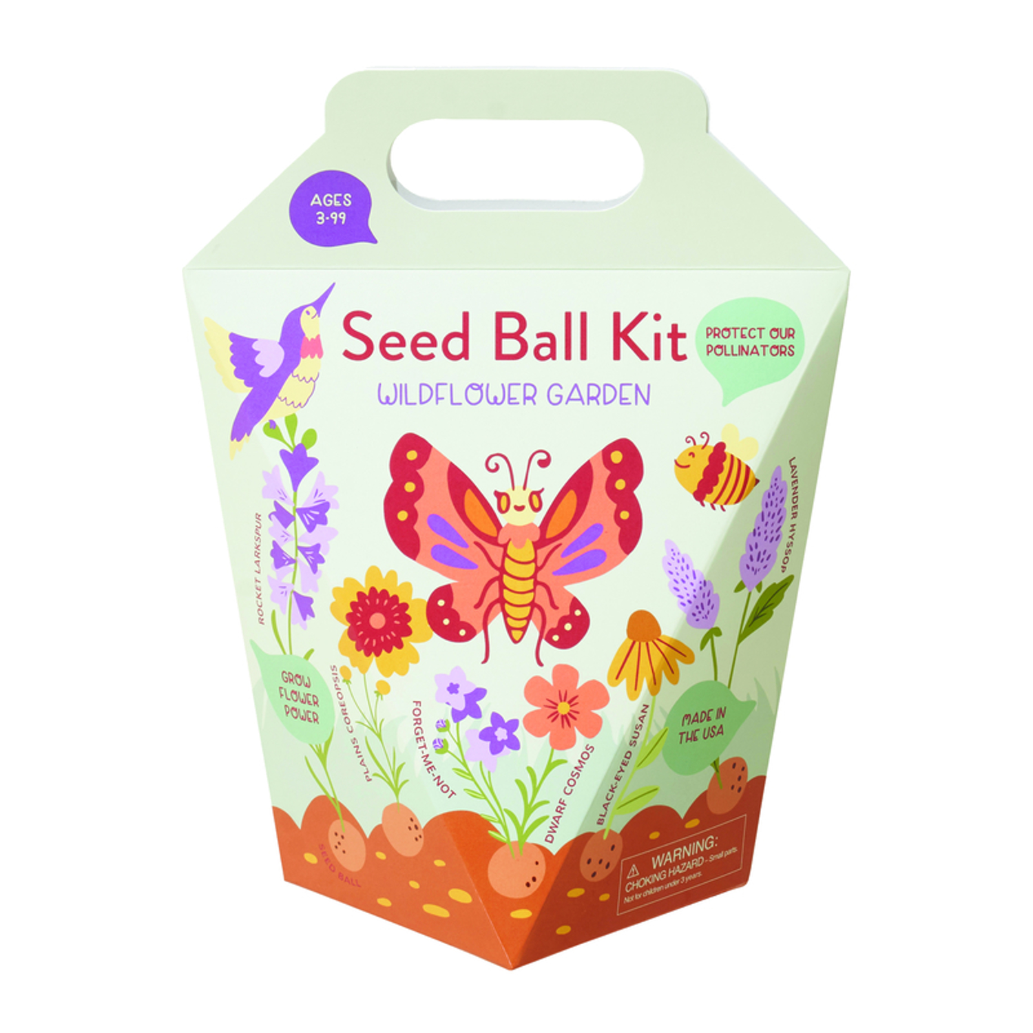 アンダーソニア　実生 3株セット Modern Sprout Wildflower Mix Seed Starter Kit 1 pk Mfr# MS-DY-1002