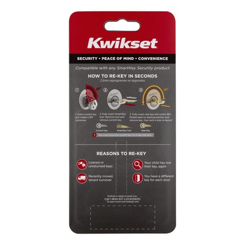 Kwikset Metal Smart Key Re-Key Kit 1 pk Mfr# 83262-001 - Ace Hardware