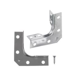 Ace 2-1/2 in. H X 3.75 in. W X 2-1/2 in. D Zinc Outside Corner Brace