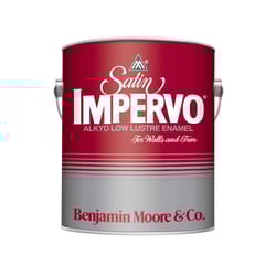 Benjamin Moore Satin Impervo Low Lustre Base 1 Enamel Interior 1 gal