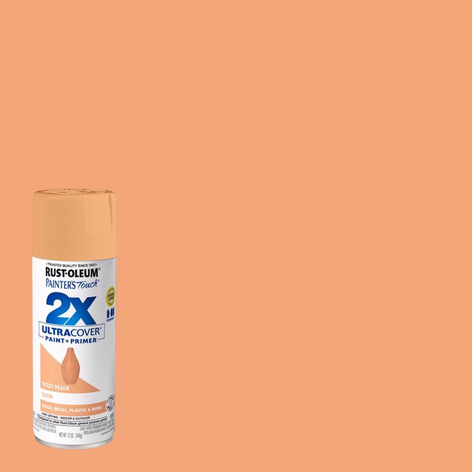 Rust-Oleum Painter's Touch Satin Fuzzy Peach Paint+Primer Spray