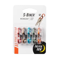 Nite Ize MicroLock Aluminum Assorted Locking S-Biner