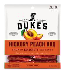 Duke's HICKORY PEACH Smoked Sausages 5 oz Pegged