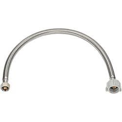 Ace 1/2 in. FIP X 7/8 in. D Ballcock 20 in. Braided Stainless Steel Toilet Supply Line