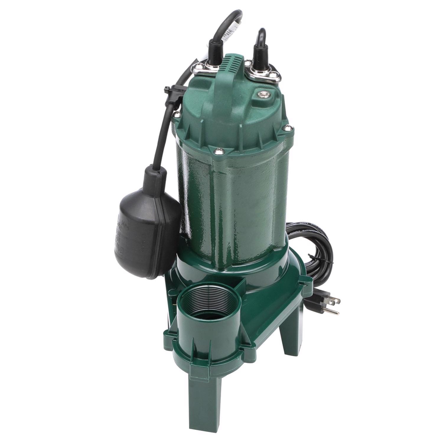 Ace Hardware Zoeller 1/3 HP 5280 gph Cast Iron Tethered Float Switch Sewage Pump