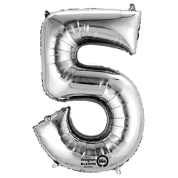 Anagram Balloons Number 5 Foil Balloon 1 pk