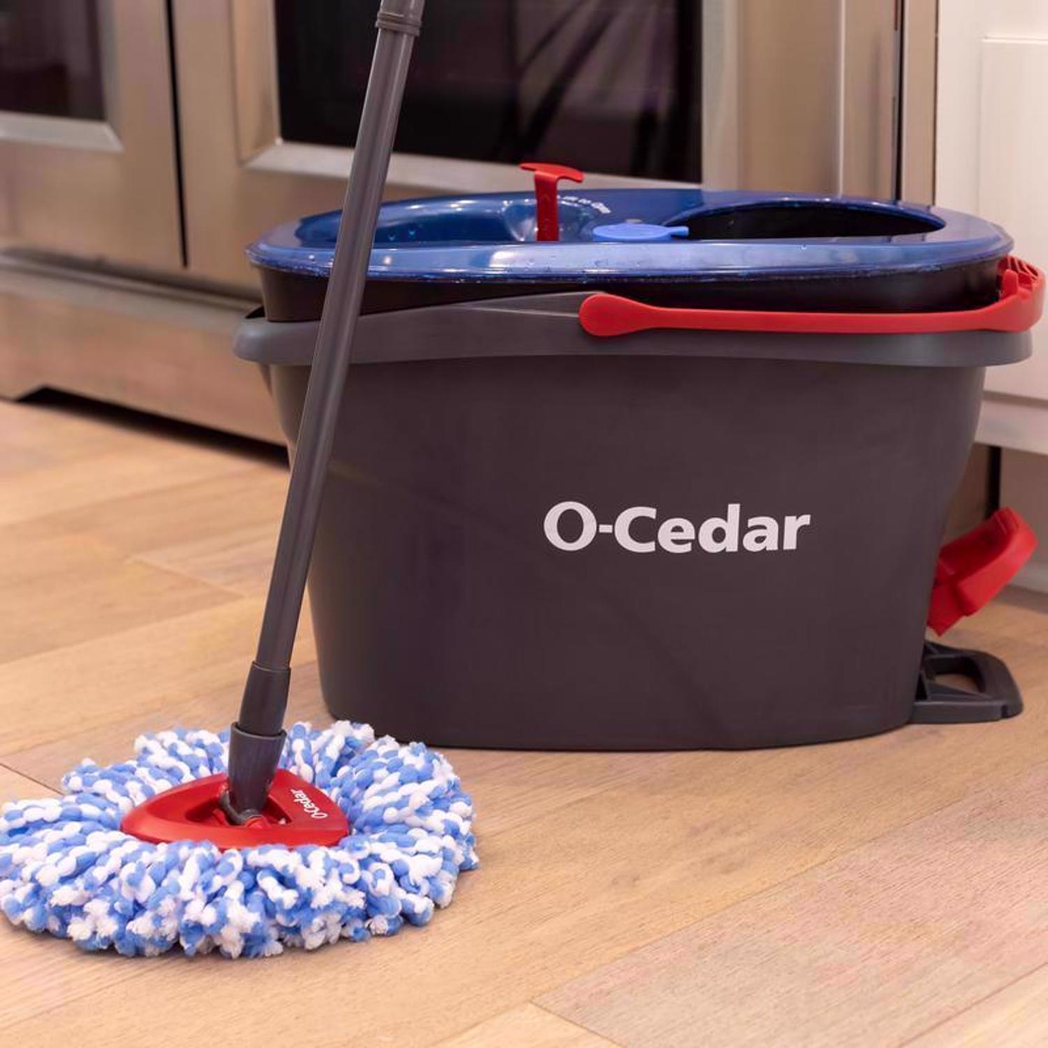 O-Cedar EasyWring Rinse Clean Spin Mop with Bucket