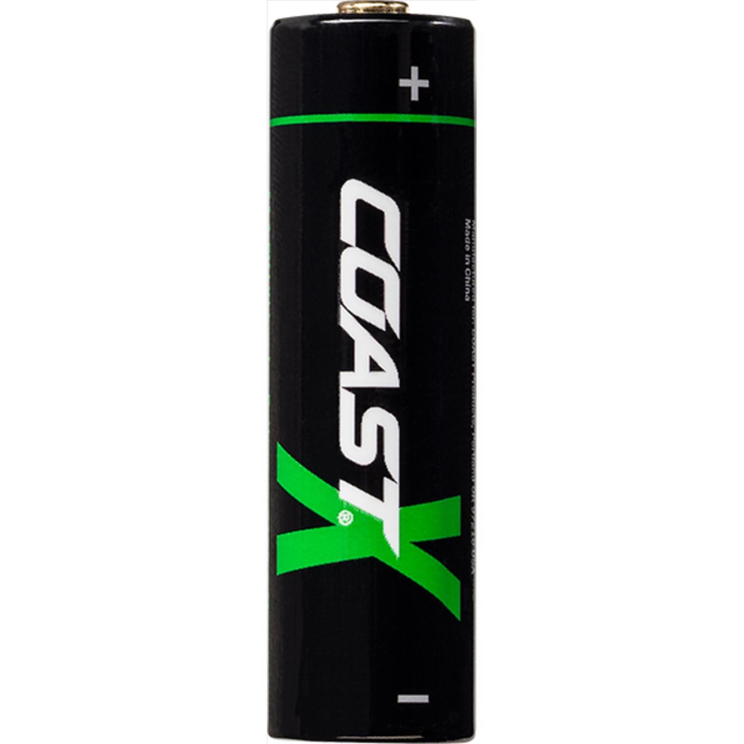 Coast ZXAA Rechargeable AA Lithium Batteries 4 pk Display Mfr