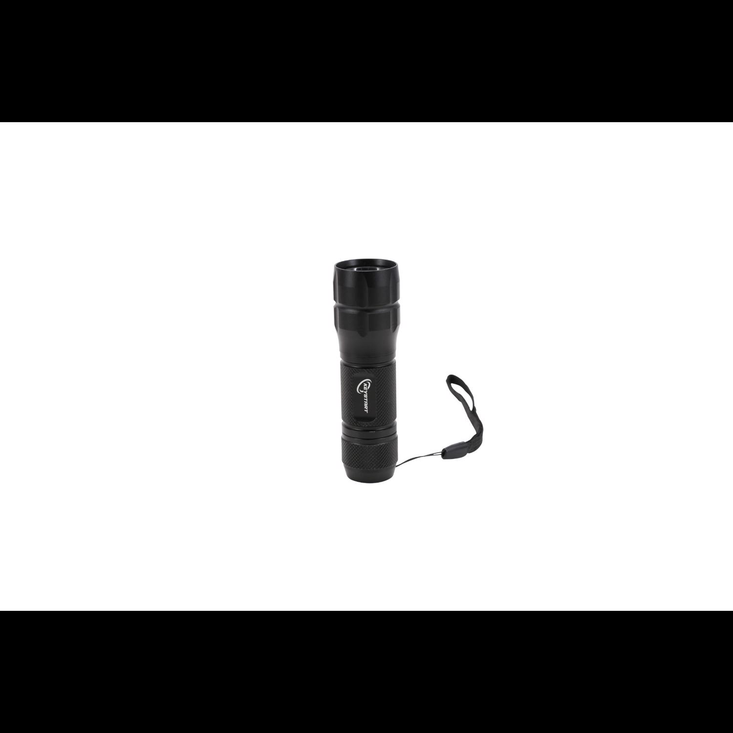 KeyStart Black LED Flashlight