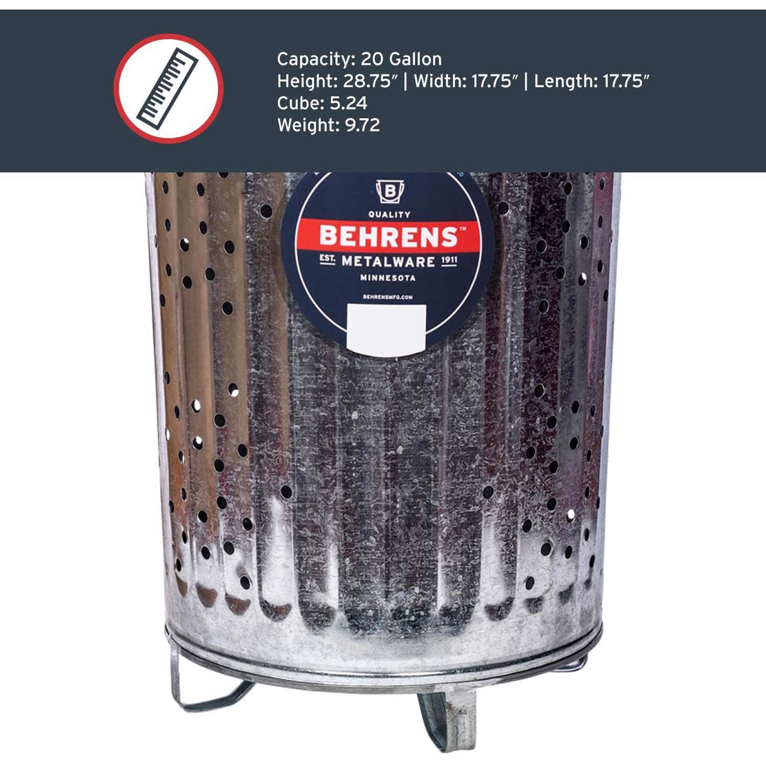Behrens BEHRENS-RB20 Composter Trash Can