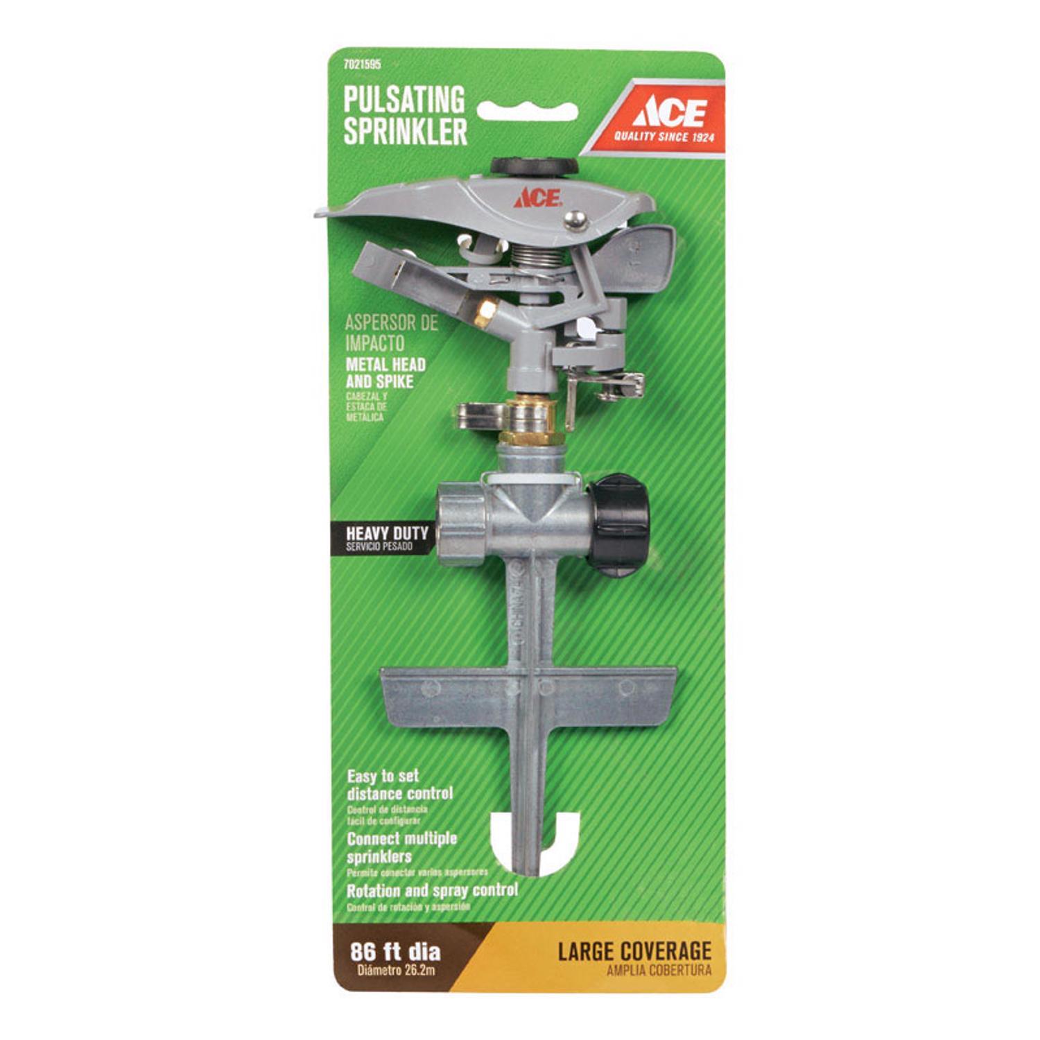 Ace Metal Pulse Sprinkler 5800 sq ft 1 pk Mfr# 1609718509D - Ace