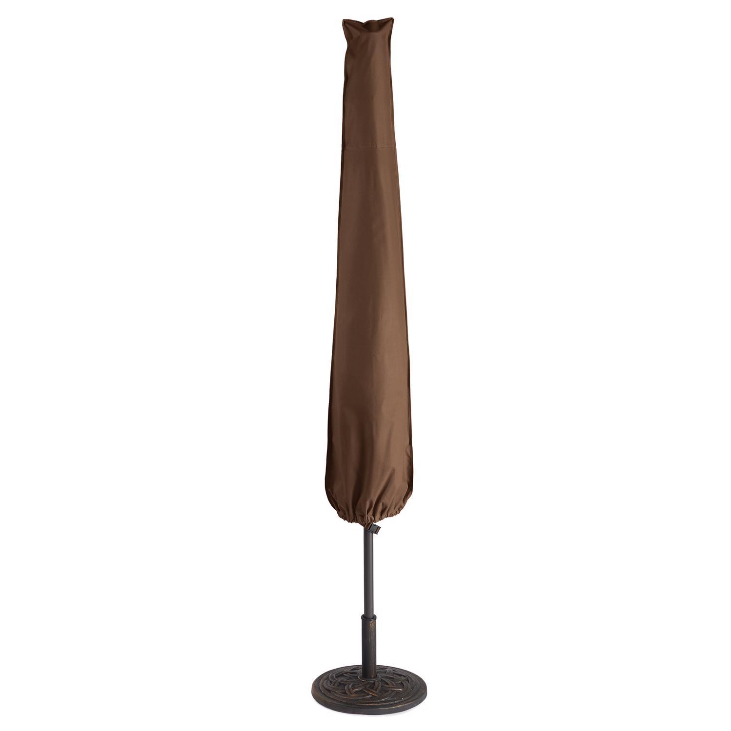 classic accessories terrazzo patio umbrella furniture storage cover 58202-EC Round Table colored buckle will keep your cover secure in any weather Classic Accessories Terrazzo Patio Umbrella