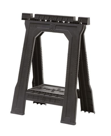 ERGOMASTER Saw Horses 2-Pack – Portable Folding Metal, 2200 Lbs Capacity, With 2x4 Support Arms