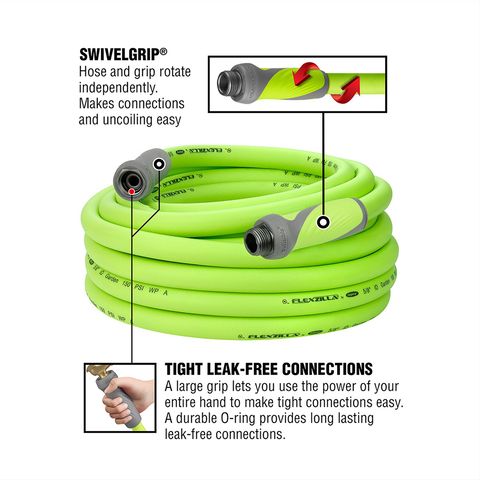 Legacy Flexzilla SwivelGrip 5/8 in. D X 50 ft. L Heavy Duty