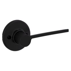 Kwikset Ladera Matte Black Half-Dummy Lever