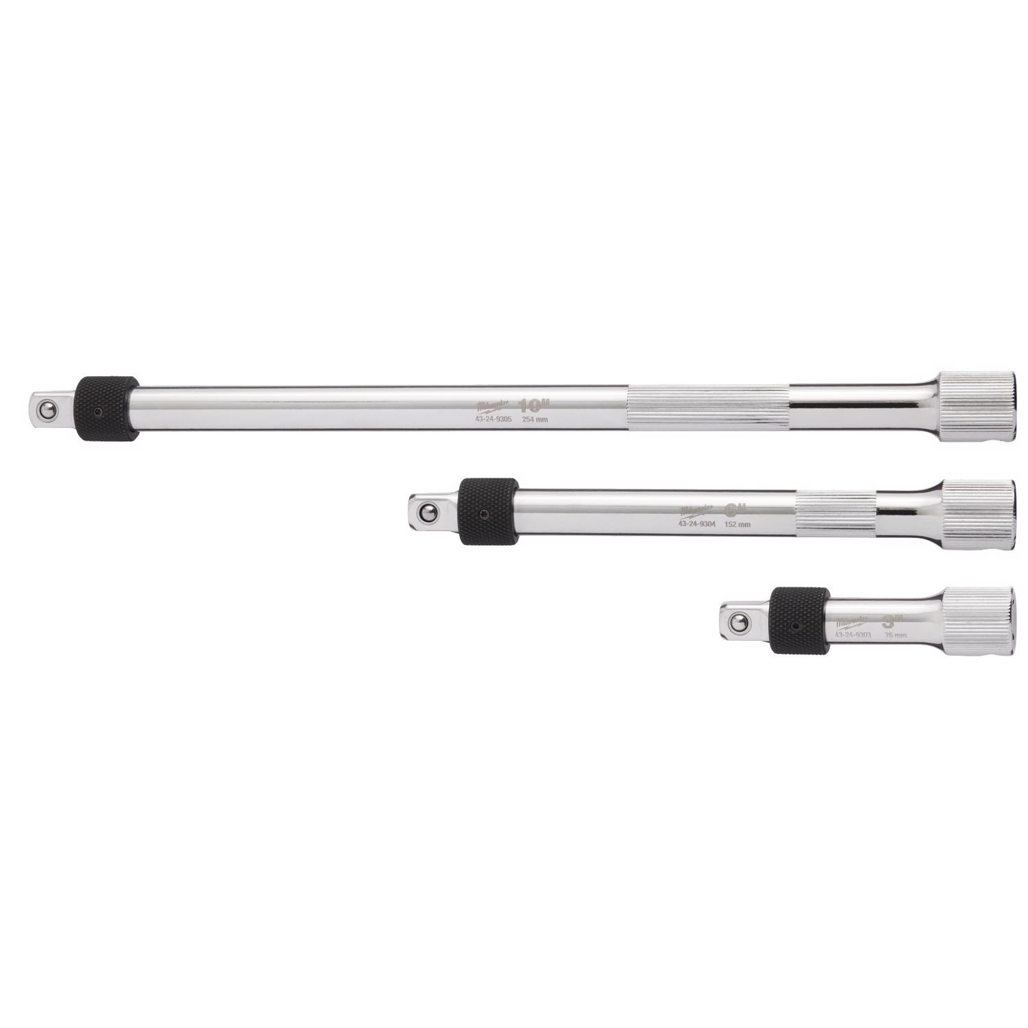 Milwaukee 3/8 in. drive Locking Socket Extension Set 3 pc