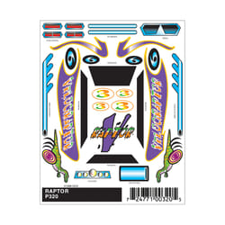 PineCar Stick On Decals Multicolored
