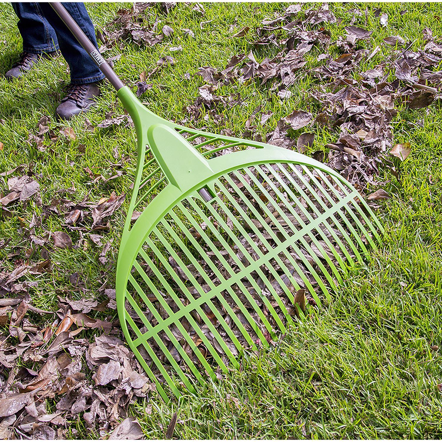 AMES Steel Handle Poly Leaf Rake - Thumbnail 3