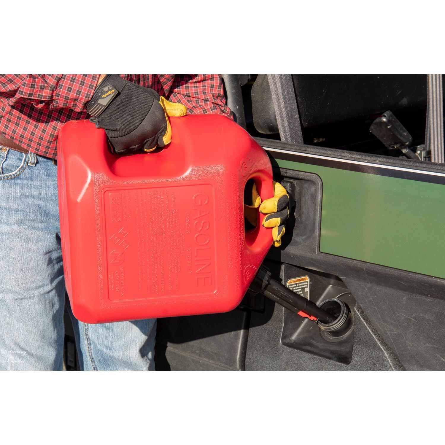 Midwest Can Quick Flow Spout HDPE Gas Can 5 gal Mfr# 5610 - Ace