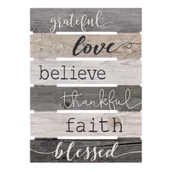 P Graham Dunn 23.5 in. H X 17 in. L Multicolored Wood Pallet Decor