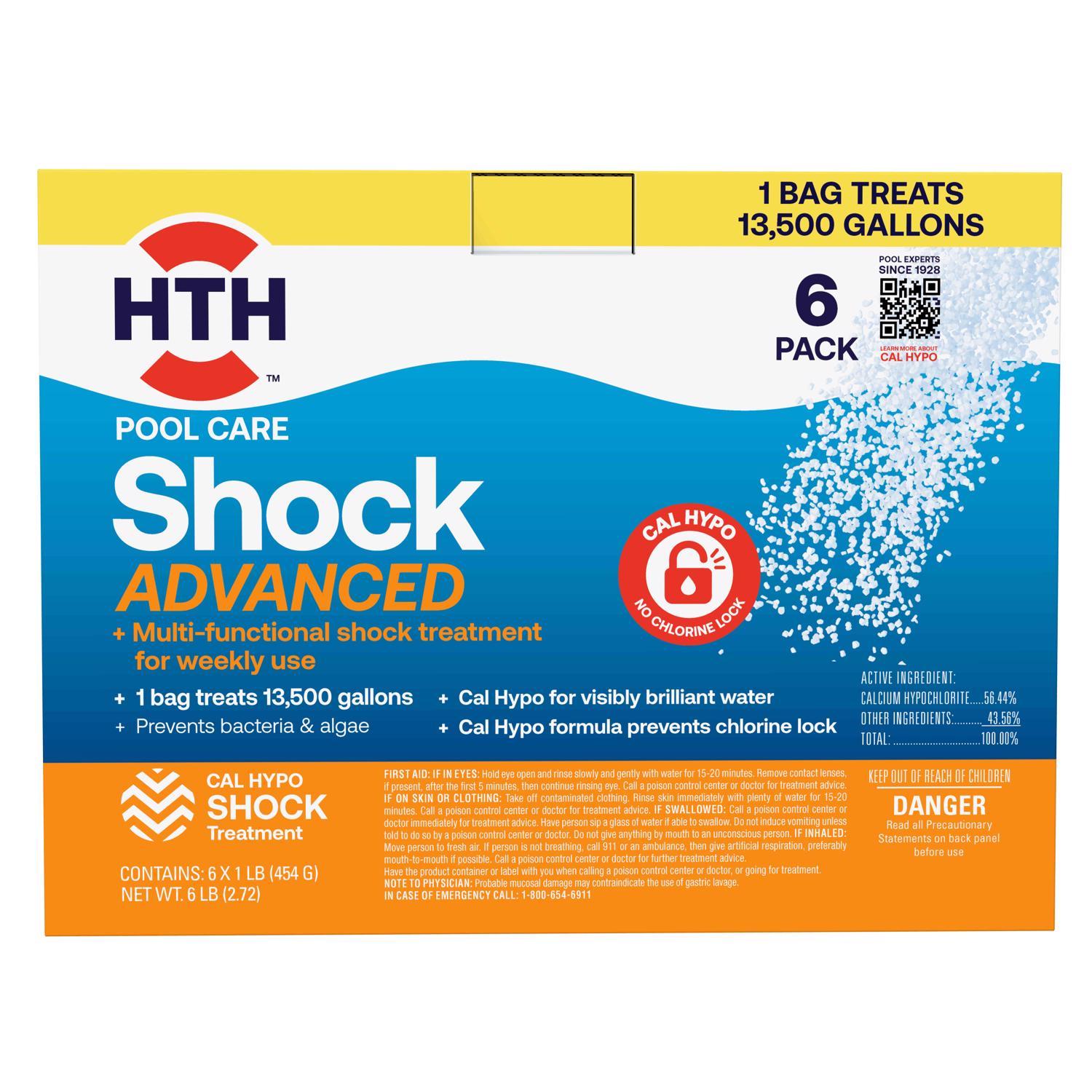 HTH Pool Care Solid Shock Treatment 6 lb - Thumbnail 2