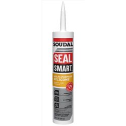 Soudal Soudasil Multi White 100% RTV Silicone Sealant 10.1 fl. oz.