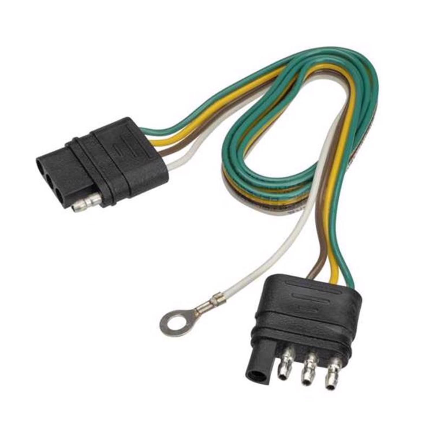 8138755 4 Flat Trailer Wiring Extension Connector