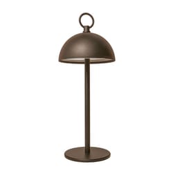 Branson 12 in. Restoration Bronze Brown Table Lamp