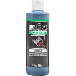 Homefront Gloss Black Craft Paint Exterior and Interior 8 oz
