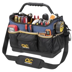 CLC 15 in. W X 12 in. H Ballistic Polyester Open Top Tool Bag 17 pocket Multicolored 1 pc