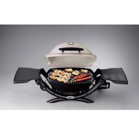 Weber Q1200 1 Burner Liquid Propane Grill Titanium Mfr# 51060001