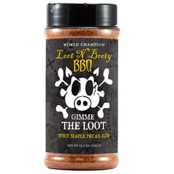 Loot N' Booty Gimme The Loot Spicy Maple Pecan BBQ Rub 12.5 oz