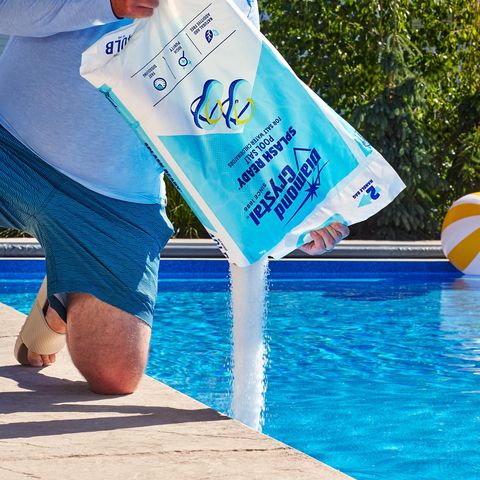 Diamond Crystal Splash Ready Granule Pool Salt 40 lb Mfr