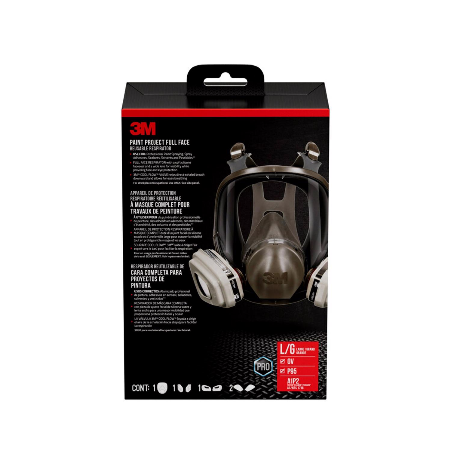 69P71PA1-A Large 6000 Series Full Facepiece Spray Assembly