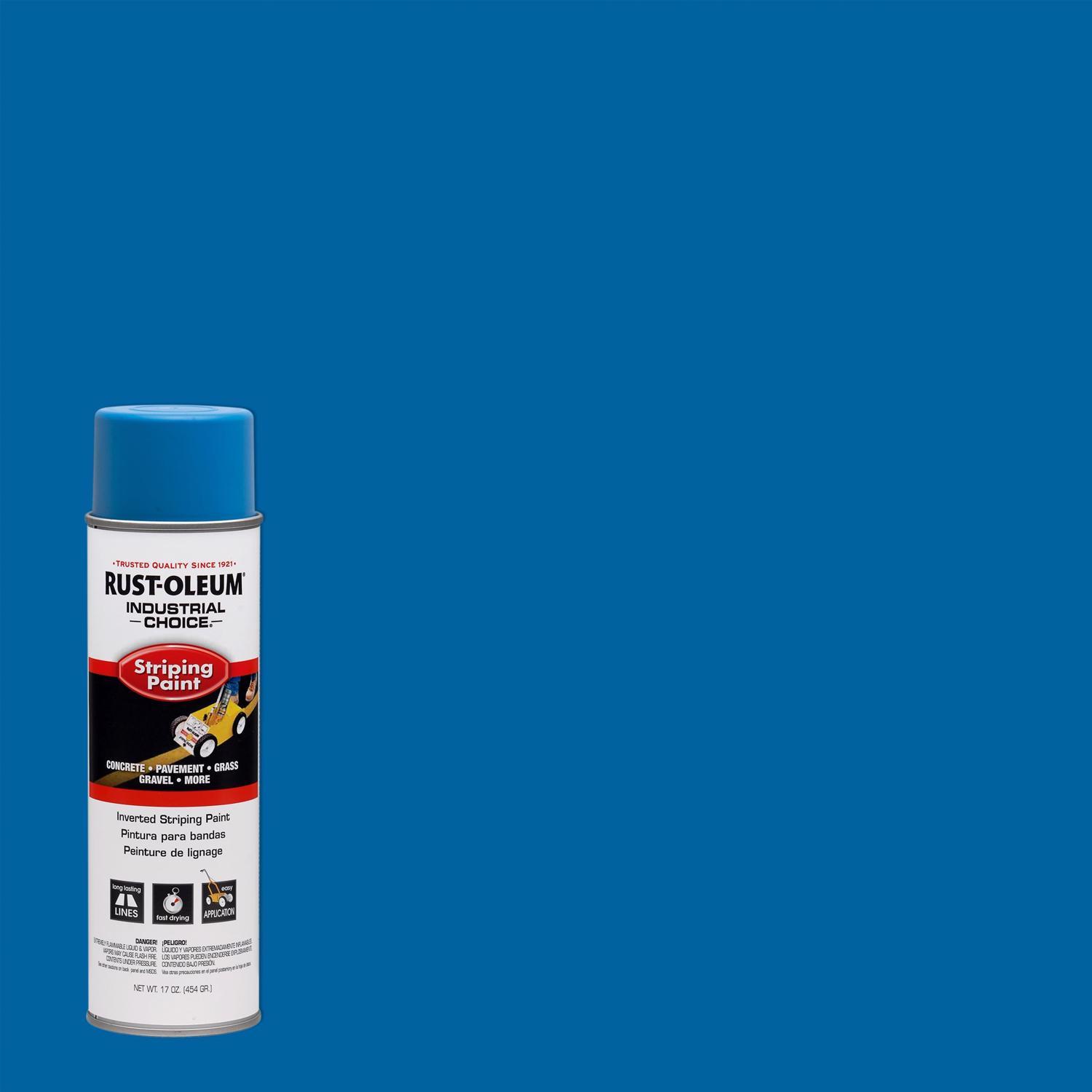 Rust-Oleum Industrial Choice Gloss Dark Blue Spray Paint 18 oz Mfr