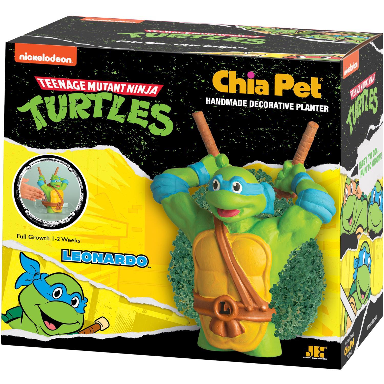 natea☺︎ Chia Pet Teenage Mutant Ninja Turtle Decorative Planter Clay 1 pk