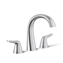 Sterling Endusk Polished Chrome Transitional Widespread Bathroom Sink Faucet 8 in.