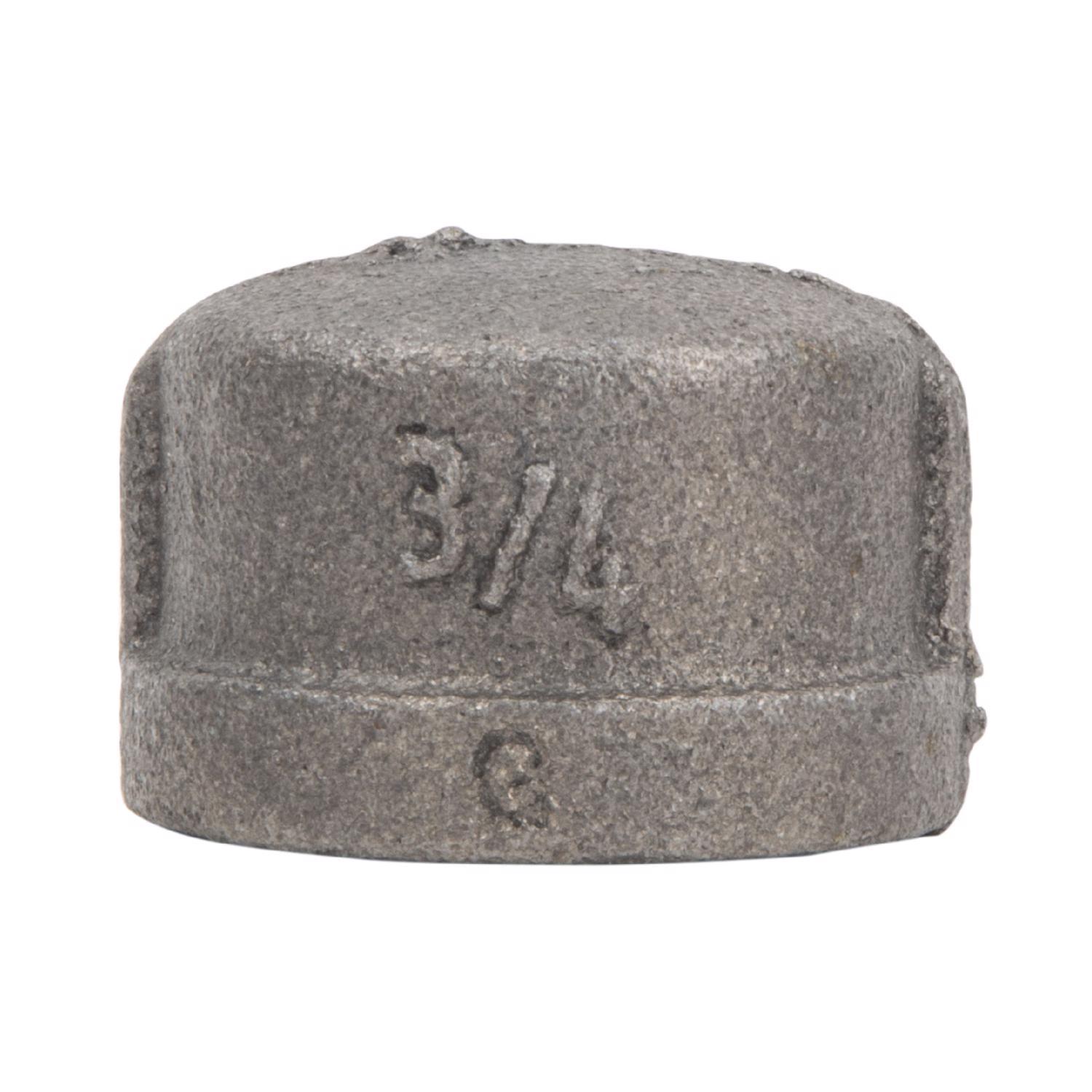 STZ Industries 3/4 in. FIP each Black Malleable Iron Cap Mfr