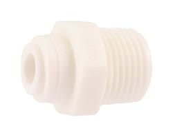 SharkBite Push to Connect 1/4 in. 3/8 in. D MNPT Polypropylene Adapter