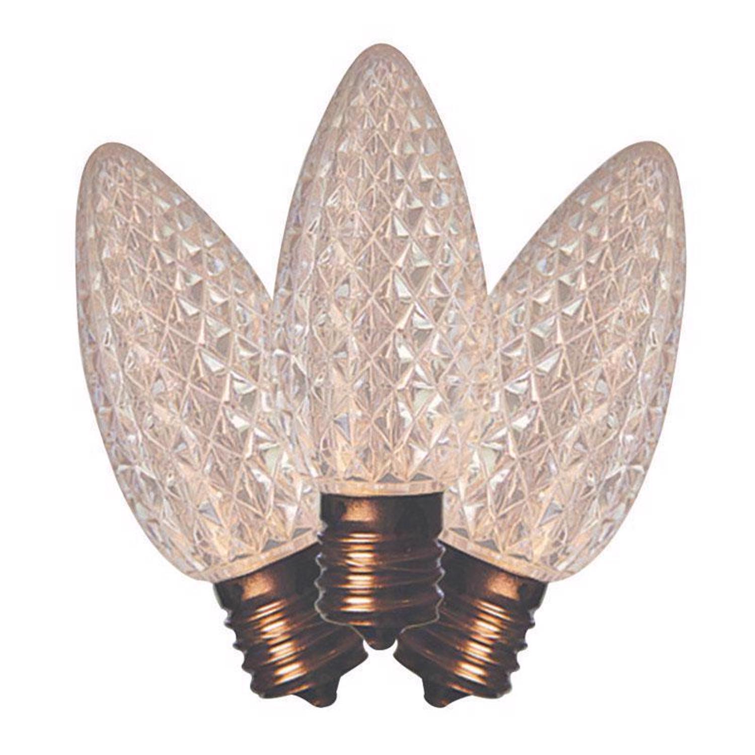Holiday Bright Lights LED C9 Warm White Replacement Christmas Light Bulbs