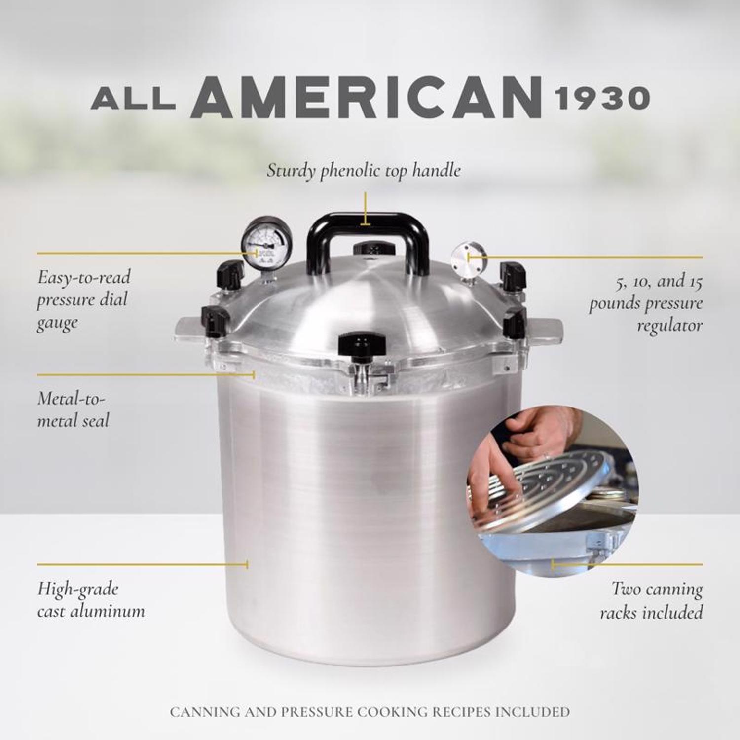 All American 925 25 Quart Pressure Canner - Thumbnail 5