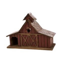 Glitzhome 14.96 in. H X 8.27 in. W X 20.67 in. L Wood Bird House