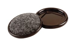 Shepherd Hardware Metal Caster Cup Brown Round 1 in. W 4 pk