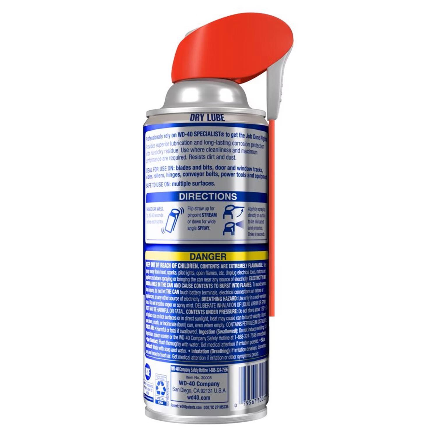 WD-40 Specialist Dry Lubricant 10 oz Mfr# 300059 - Ace Hardware