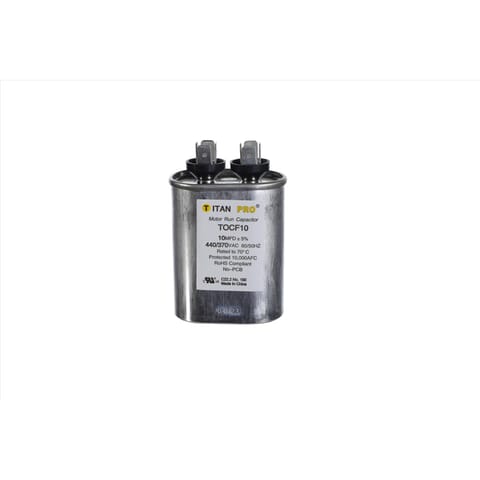 Titan Pro 10 MFD 440 V Oval Run Capacitor Mfr# TOCF10 - Ace Hardware