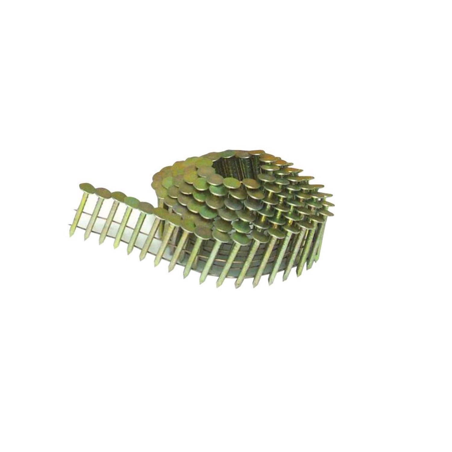 Photos - Nail / Screw / Fastener Bostitch 1-1/4 in. L Wire Coil Galvanized Roofing Nails 15 deg 7200 pk CR3DGAL 