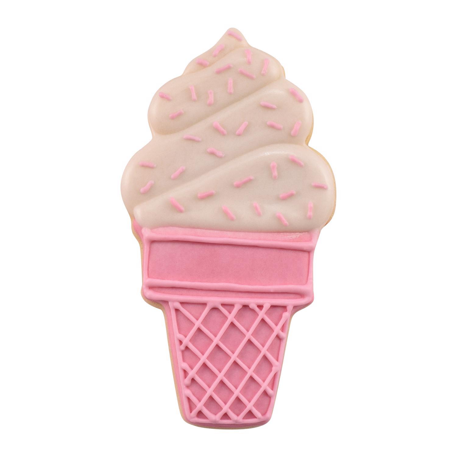 Ice Cream Cone Cookie Cutter 4" - Thumbnail 4