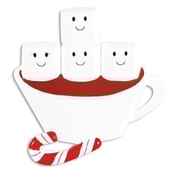 Personalizable Hot Hot Chocolate Family of 4 Ornament